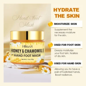 Hllozzi Honey & Chamomile Peel-off Hand and Foot Mask Moisturizing Hand Wax
