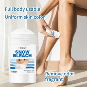 Hllozzi Snow Bleach Brightening Stick for Underarm Neck and Elbow 40g