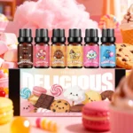 Hllozzi Sweet Dessert Essential Oil Set - 6 Pack Candy Scented Aromatherapy Oils