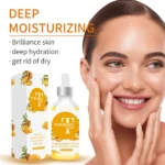 Hllozzi Turmeric Face Serum for Anti-Aging Brightening and Deep Hydration 30ml